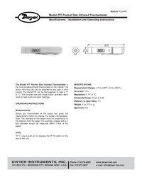 Thumbnail of document Manual - PIT Pocket Size Infrared Thermometer